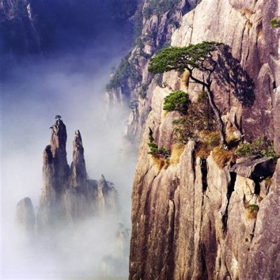  Le Mont Huangshan: Un joyau rocheux sculpté par le ciel et les nuages !